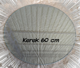 Üveg kerek 60 cm, tiszta 