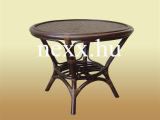 Rattan asztal,  LF-202TWB barna szín dohányzóasztal 