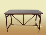Rattan Íróasztal bútor WD-608/CH sőtét cseresznye szín